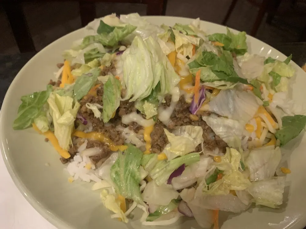 Taco Rice and Cheese